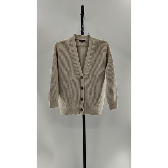 Quince Sweaters - Quince Cream Sleeved Top S
